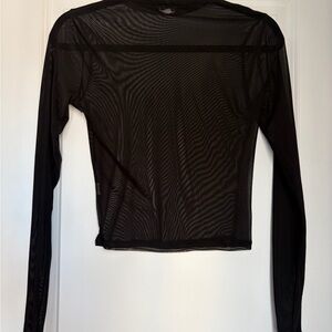 Garage Sheer Long Sleeve Top